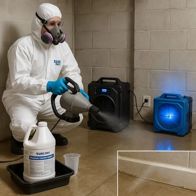Sanitization and Odor Removal process in Morada, CA