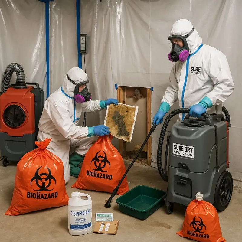 Contaminated Water Handling Protocols process in Morada, CA